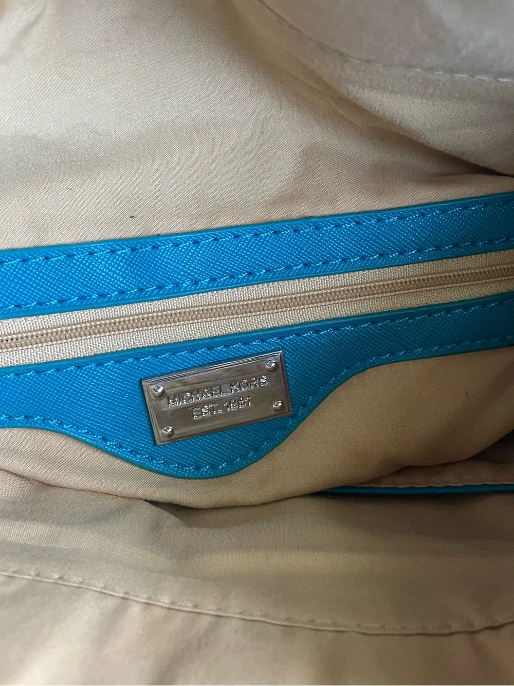 Michael Kors stylish turquoise